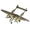 Cборная модель Metal Earth: Самолет P-38 Lightning (премиальная серия)