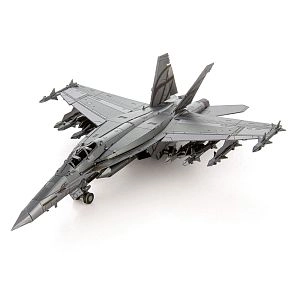 Cборная модель Metal Earth: Самолет F18 Super Hornet