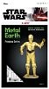 Cборная модель Metal Earth: Звездные войны. C-3PO (премиальная серия)