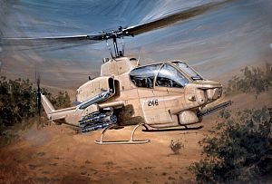 Сборная модель Italeri: Вертолет Bell AH-1W Super Cobra
