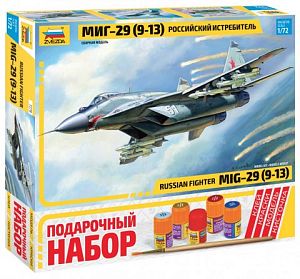 Сборная модель ZVEZDA: Самолет МиГ-29С (подарочный набор)