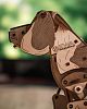 Деревянный конструктор EWA: Механический щенок Puppy
