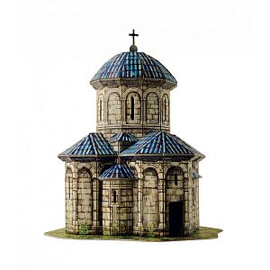 Церковь Кветера Н0 (1/87) Сборная модель копия (Умная бумага 323)