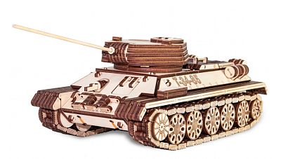 Деревянный конструктор EWA: Танк Т-34
