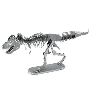 Металлический конструктор Metal Earth: Скелет Динозавра - Тираннозавр Рекс