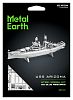 Металлический конструктор Metal Earth: Корабль линкор Аризона